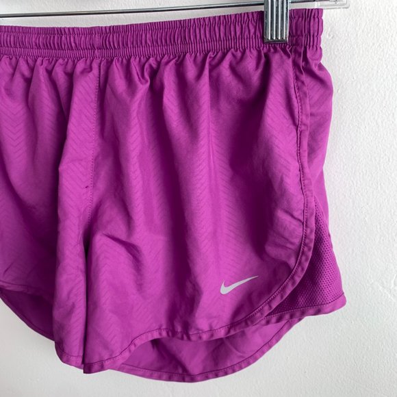 Nike Dri-Fit Purple Chevron Lined Shorts - Picture 6 of 8